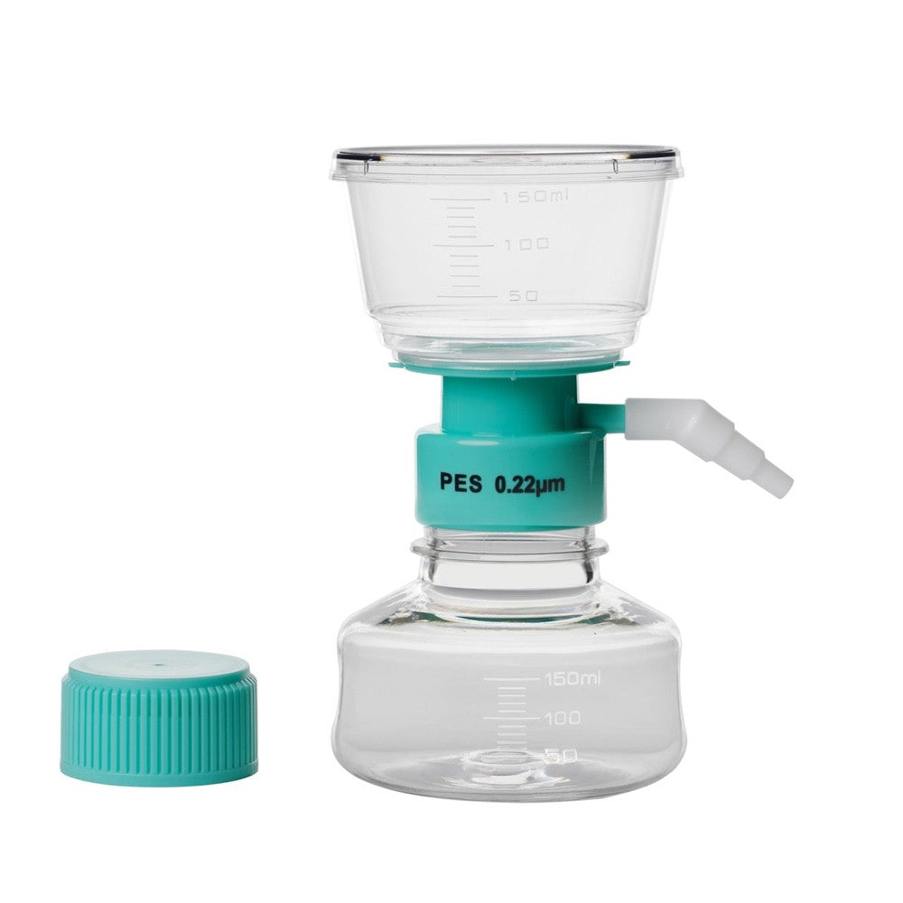 150mL PES Vacuum Filtration Flasks, 0.22um, 12/unit