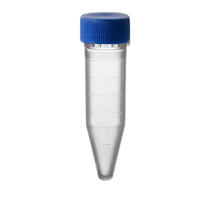 5mL Screw Top Microcentrifuge Tubes w/ Cobalt Blue Caps, Sterile, 100/unit