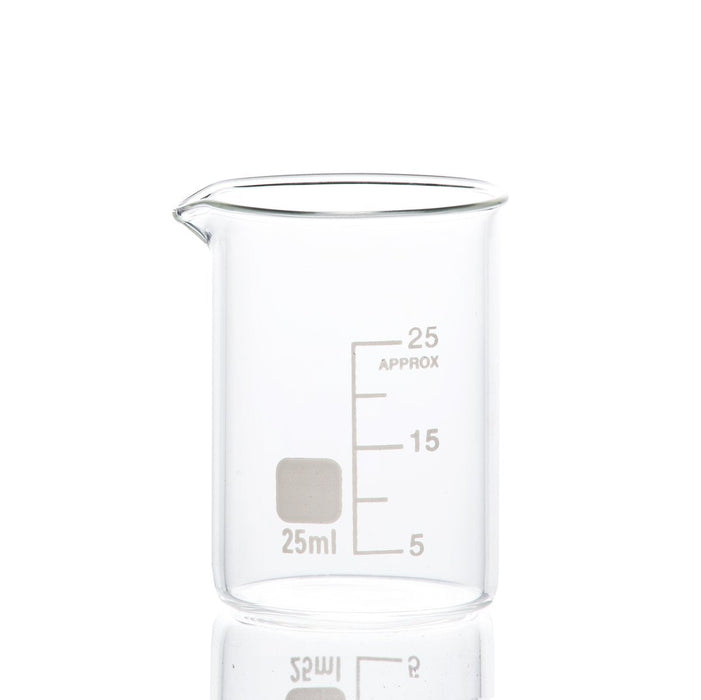 25mL Glass Beakers, 20/unit