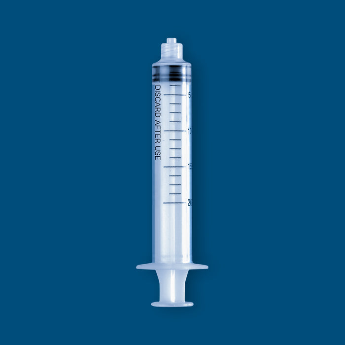20mL Luer Lock Disposable Syringes, Sterile, 50/unit