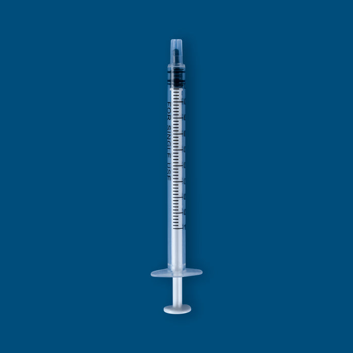 1mL Luer Slip Disposable Syringe, 100/unit