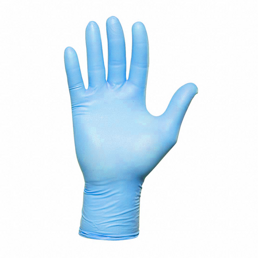 Blue Nitrile-Vinyl Blend Examination Gloves, Small, Powder Free, 100/unit