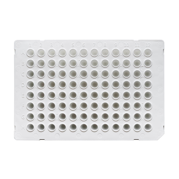0.1mL Low Profile qPCR 96 Well White Plate, Semi-Skirted, 50/unit