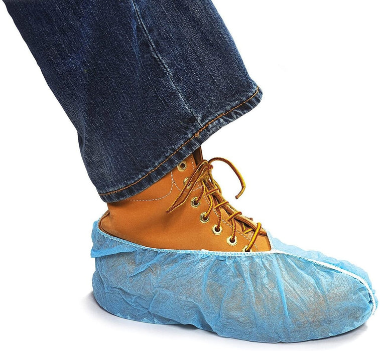 Blue Shoe Covers, Large, Anti-Slippery, Disposable, 100/unit
