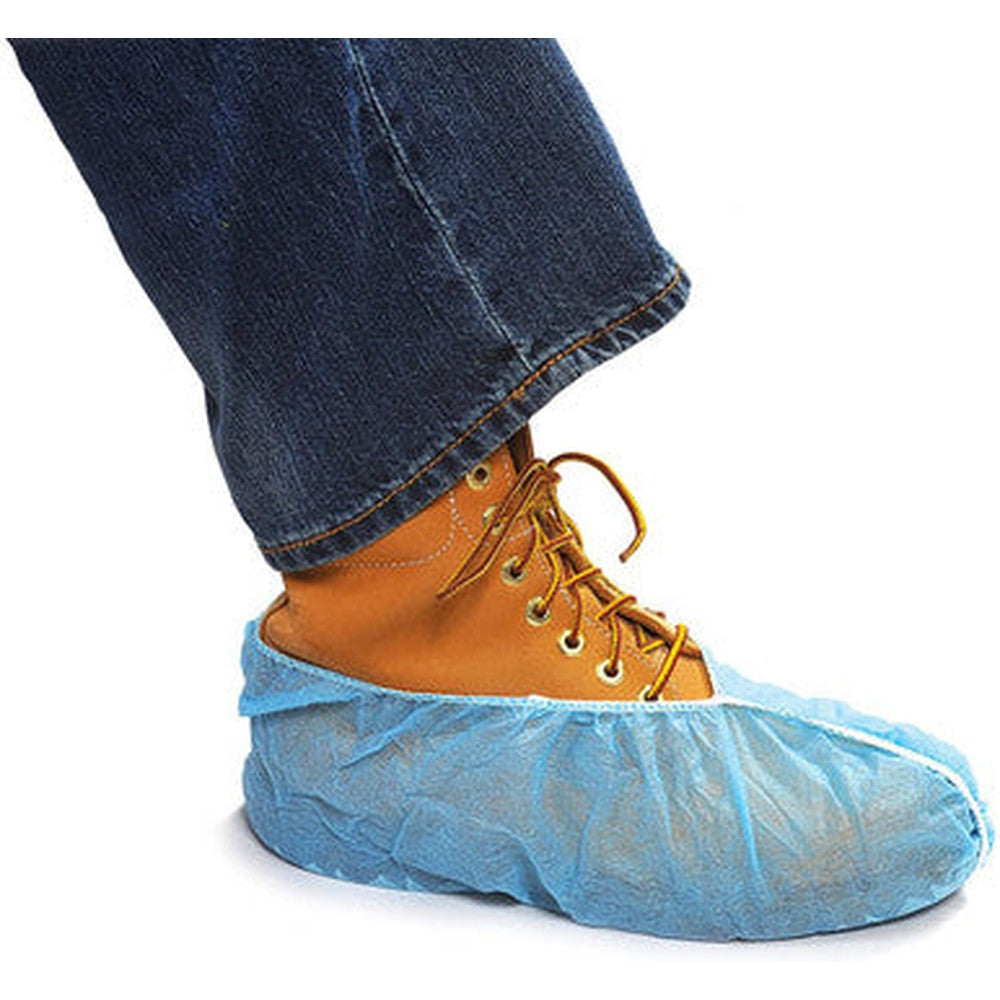 Blue Shoe Covers, Extra Large, Anti-Slippery, 100/unit