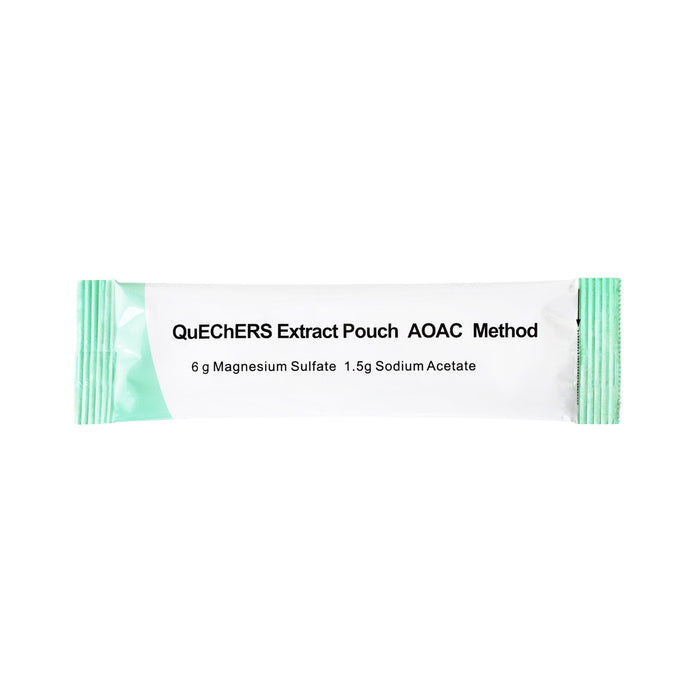 QuiQ-X QuEChERS AOAC 2007.01 50mL Extraction Pouch, 6g MgSO4, 1.5g NaOAc, 100/unit