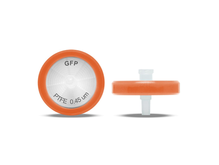 GFP PTFE Syringe Filters, 0.45um, 30mm, 100/unit