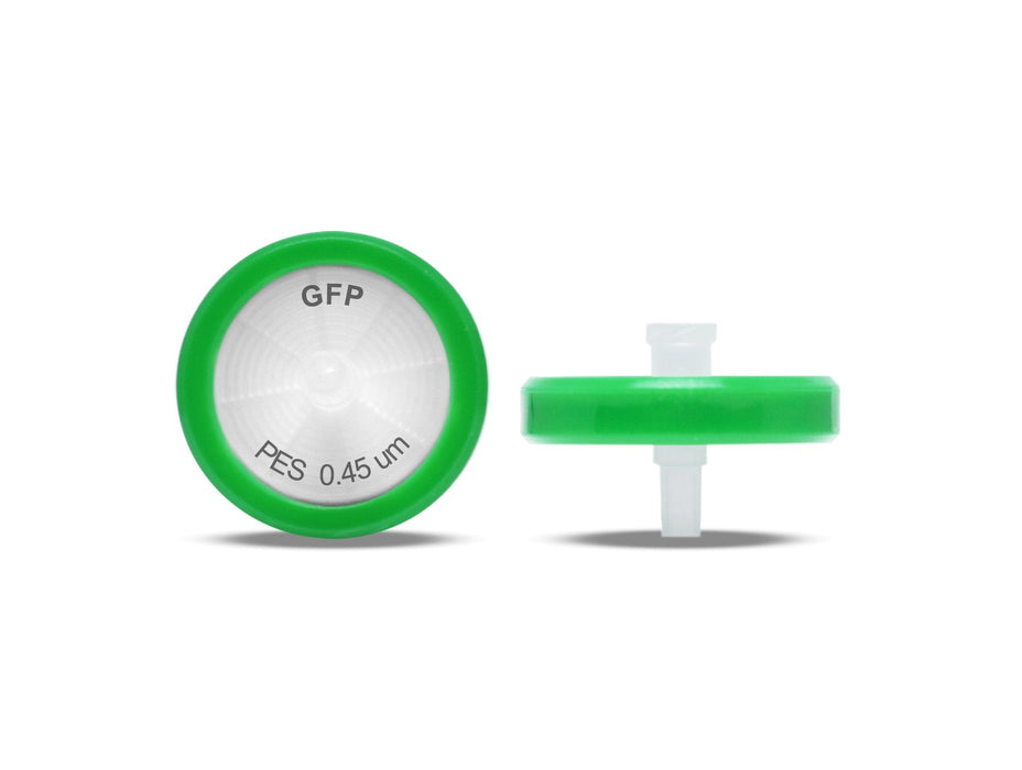 GFP PES Syringe Filters, 0.45um, 30mm, 100/unit